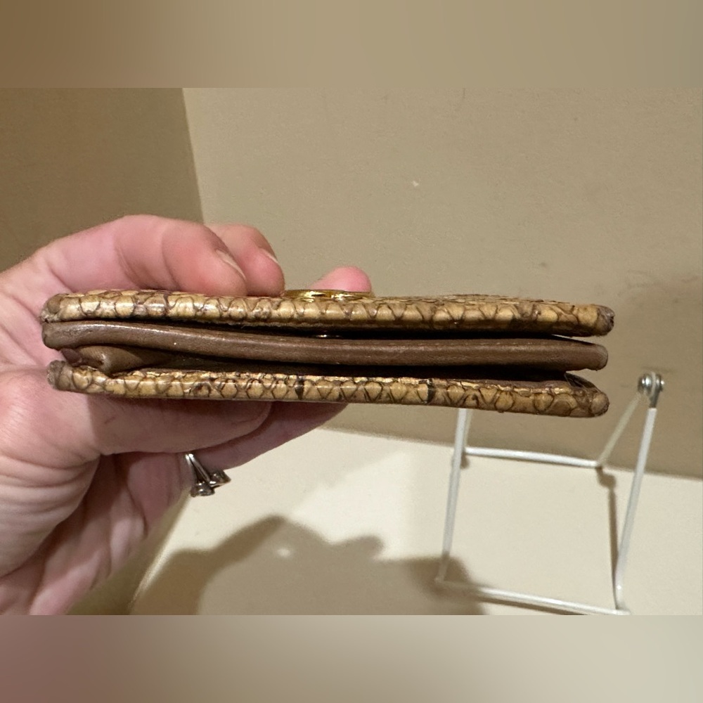 Gucci Python Marmont Bifold *Flawed* - image 6